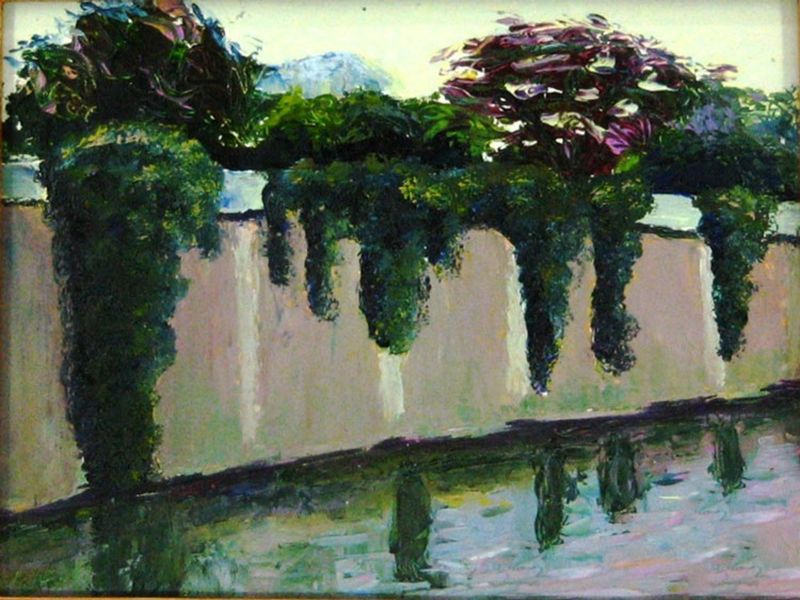 Картина "К воде. (Набережная Сены)" Ирина Гвоздецкая фото 1