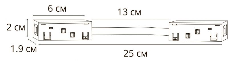 Коннектор гибкий Arte Lamp LINEA-ACCESSORIES A484433 фото 2