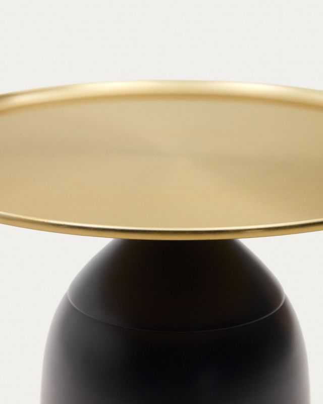 Круглый приставной столик из золотого металла Liuva  La Forma (ex Julia Grup) BD-2607569