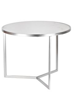 Столик кофейный с белым мрамором 60х60х46см BD-2861061