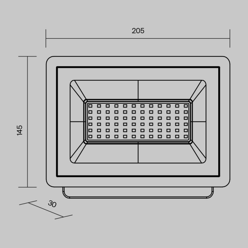 Прожектор Maytoni Flood 230V 50W IP65 4000K FL001-L50B4K фото 9