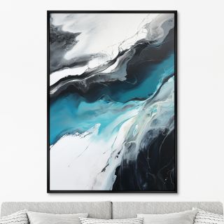 Репродукция картины ArtNoMore на холсте Ocean in the ice, No 1, 2024г.