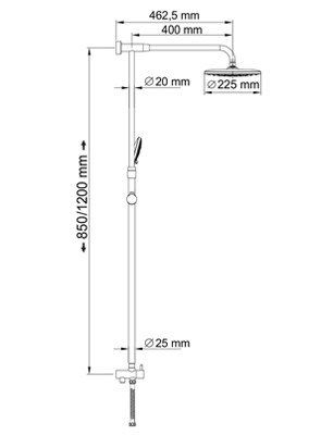 Душевой комплект WasserKRAFT A066