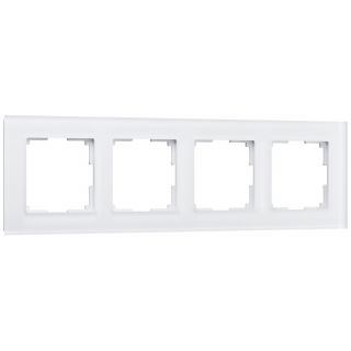 Рамка на 4 поста (белый матовый) Werkel W0041105