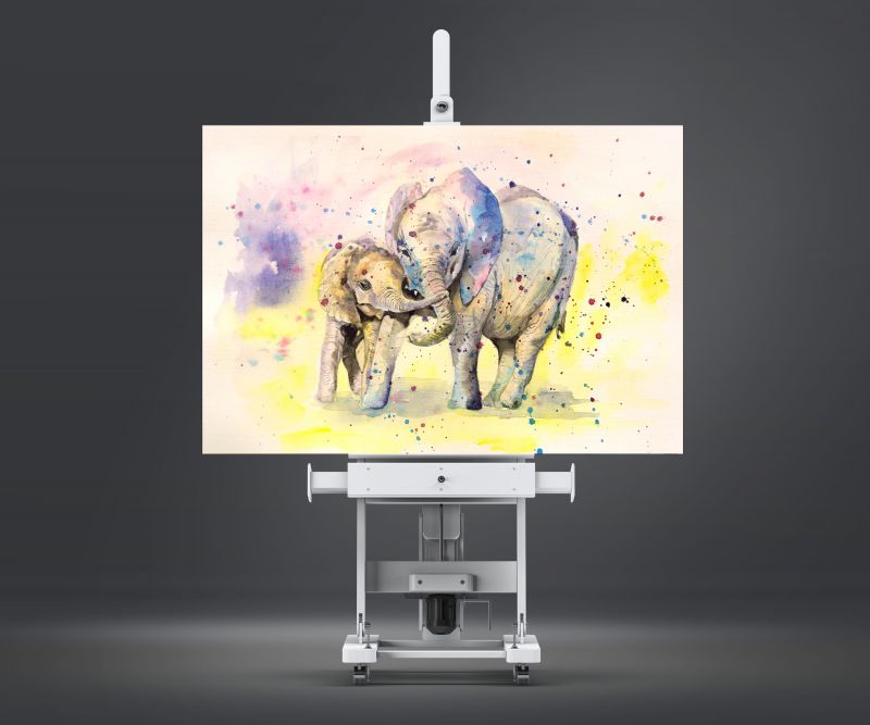 Картина "Слоны" Лилия Шевелева