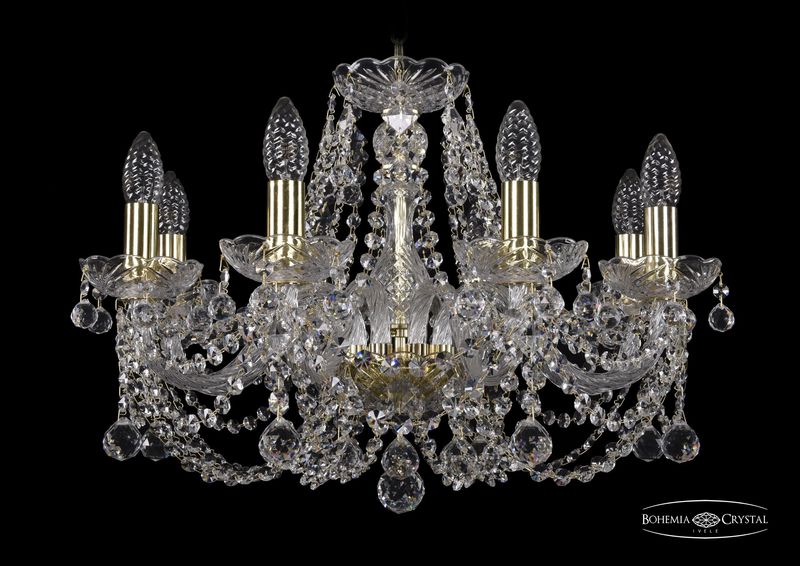 Люстра Bohemia Ivele Crystal 1406/8/195 G Balls