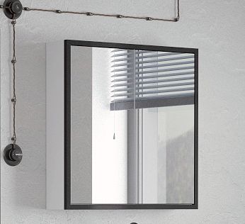Зеркальный шкаф Corozo Айрон SD-00000408 70х70 см