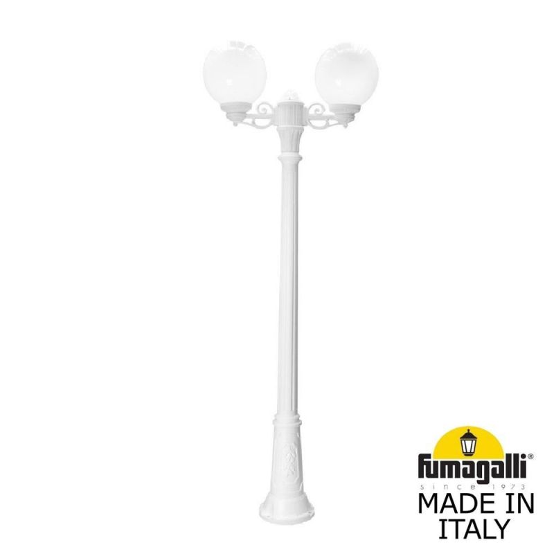 Садово-парковый фонарь Fumagalli GLOBE 250 белый, бежевый G25.156.S20.WYF1R фото 1