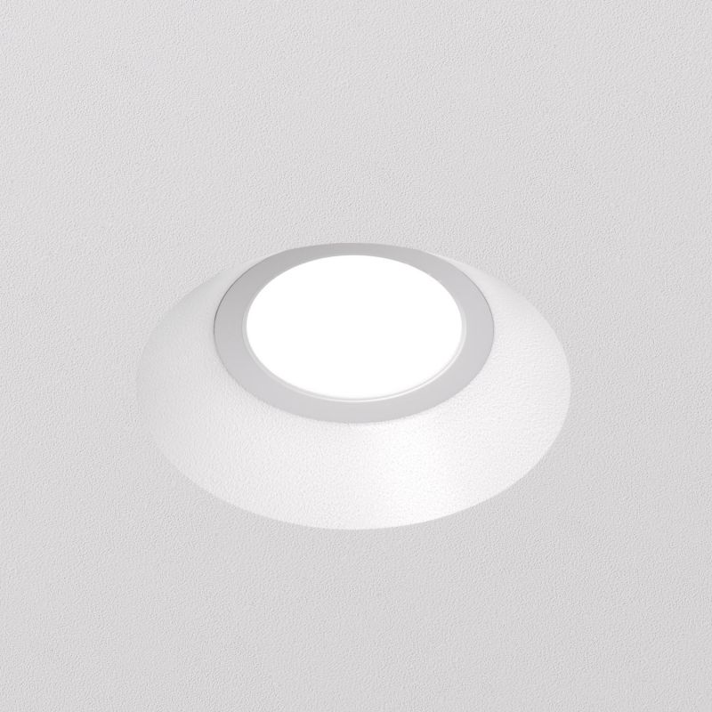 Встраиваемый точечный светильник Denkirs INVIZ IP 20, до 9 Вт, GU10, LED, белый, ABS-пластик DK2081-WH фото 1