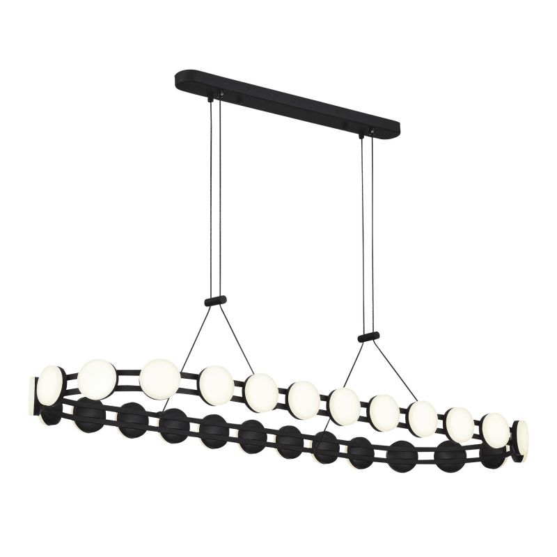 Светильник подвесной ST-Luce MONRO черный/белый LED 1*50W 4000K SL6610.403.26 фото 1
