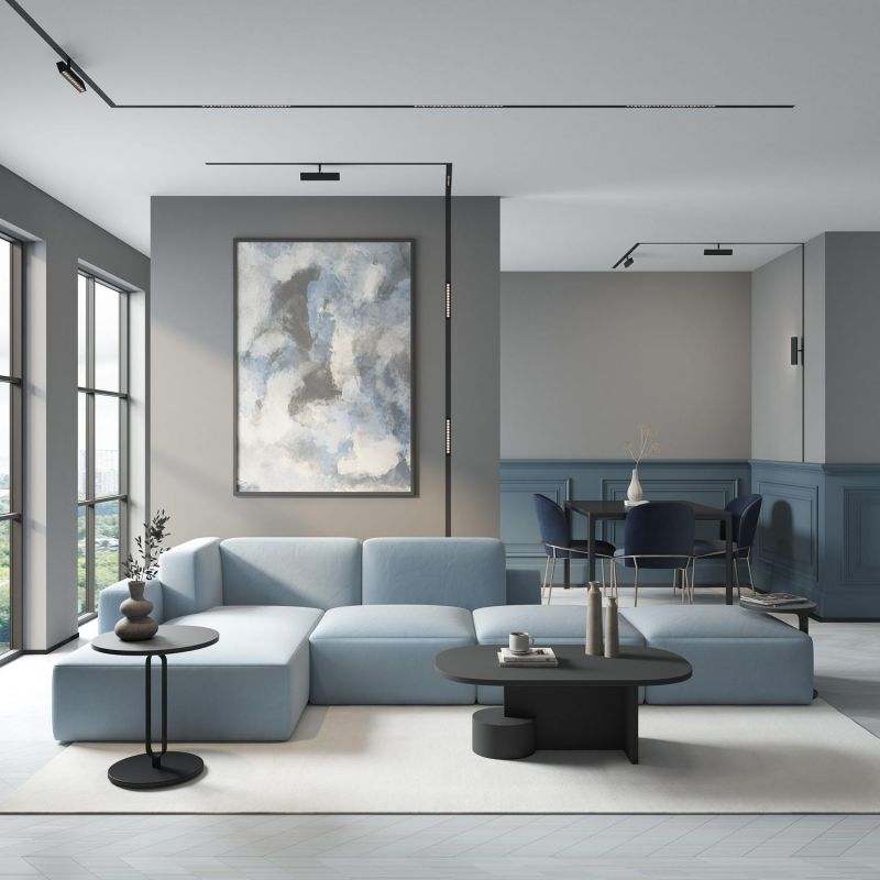 Светильник на шине однофазный Denkirs Smart 18W DIM 3000K-6000K белый с черным DK8002-BK фото 4