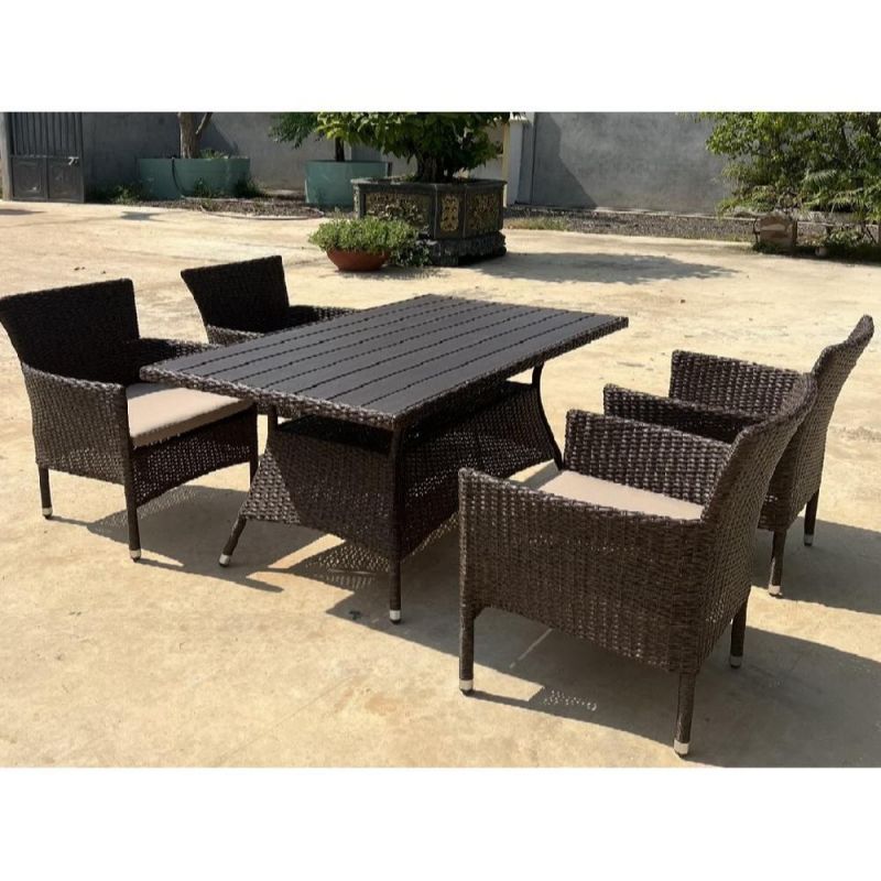 Комплект мебели из иск. ротанга (стол, 4 кресла) Afina BD-2607064 (4+1) фото 2