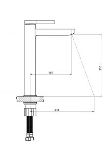 Смеситель для раковины GPD Gildo MSL165