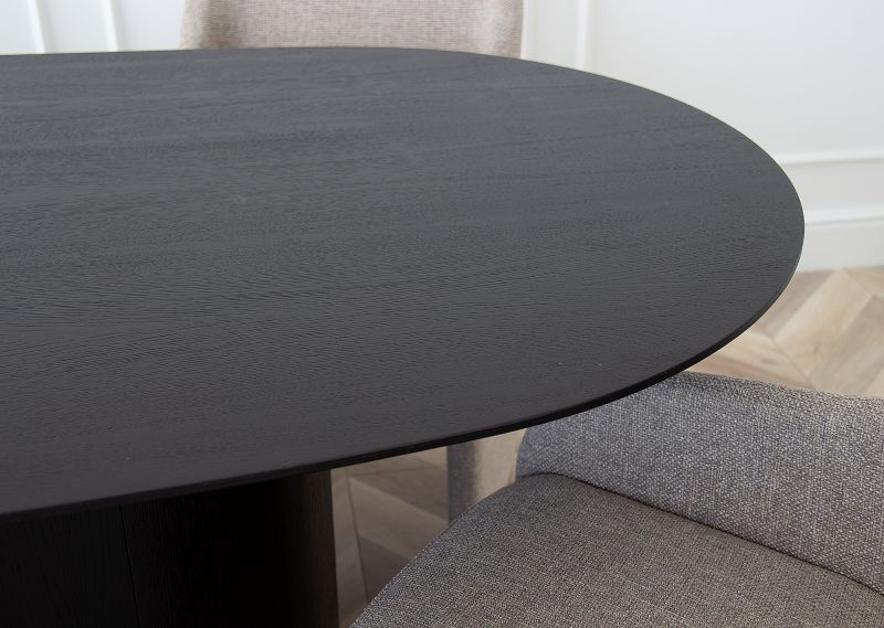 Стол обеденный Ellipsefurniture Type овальный 160*95 см (черный) TY010208250601 фото 6