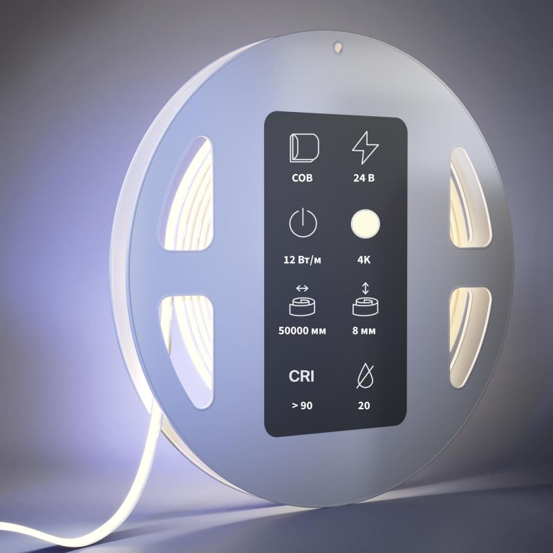 Светодиодная лента Maytoni COB LED 4000К(белый) 12W 201222 фото 3