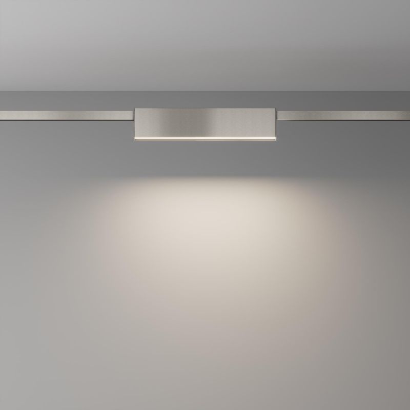 Трековый светильник Maytoni Basis LED белый свет (4000К) 12W TR151-1-12W4K-PT фото 4