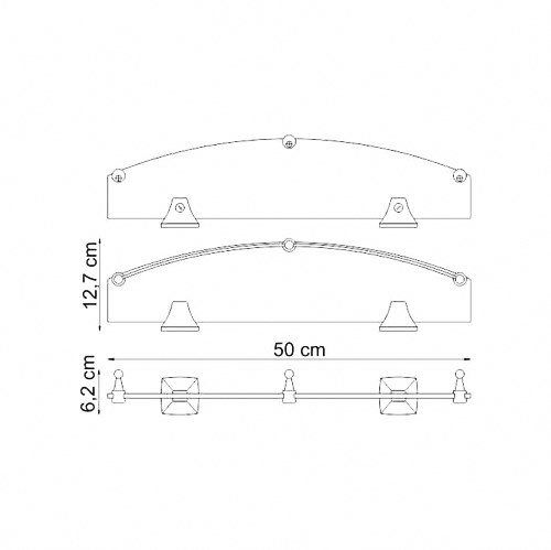 Полка WasserKRAFT Wern K-2544