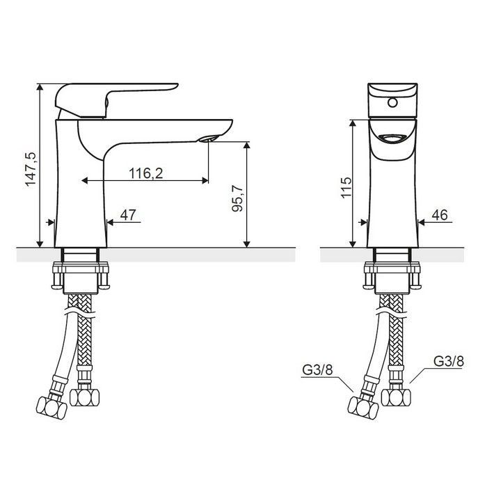 Смеситель Excellent Clever ARAC.4101CR