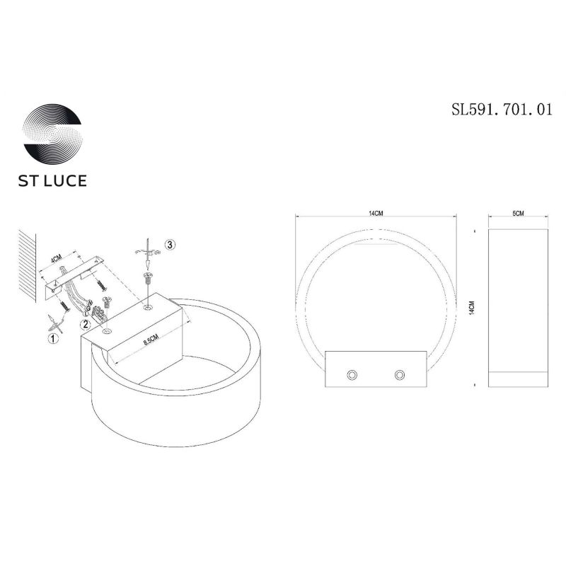 Бра SL591.701.01 фото 2