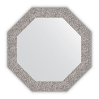 Зеркало в багетной раме Evoform Octagon BY 3804 чеканка серебряная
