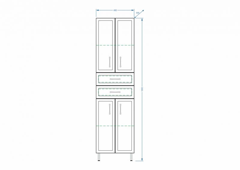 Пенал Stella Polar Концепт SP-00000149 48х180 см