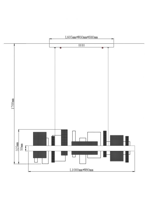 Подвесной светильник Wertmark LOTTA WE461.03.303