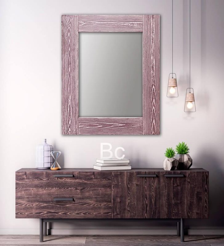 Настенное зеркало Dom Korleone Шебби Шик Розовый 80х80 см BD-2882268