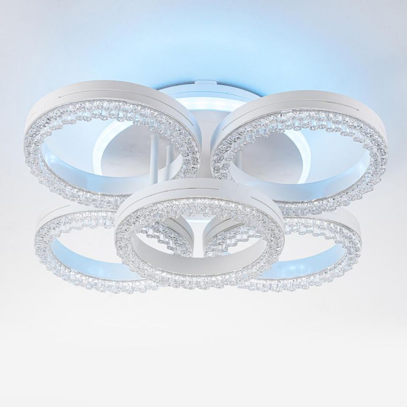 Потолочный светильник Escada Albus LED 3000-6000К (теплый,белый,холодный) 10276/5LED APP фото 5