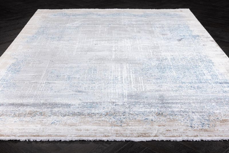 Турецкий ковер из полиэстера Carpet «PARKER» 0036A-BLU 280 x 380 см