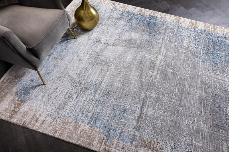 Турецкий ковер из полиэстера Carpet «PARKER» 0036A-BLU 280 x 380 см