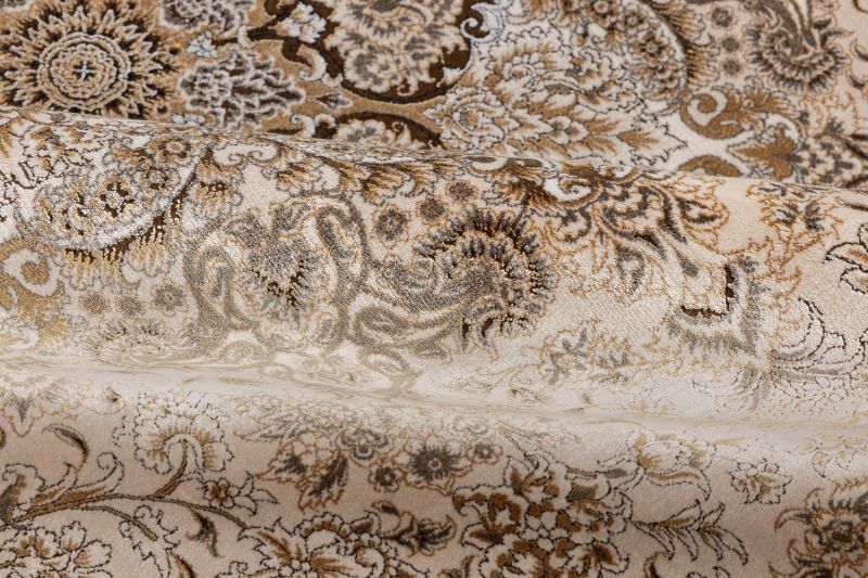 Иранский ковер из шёлка, бамбукового шёлка и акрила Carpet «NARSIS» 8302(Round) 250 x 250 см фото 4