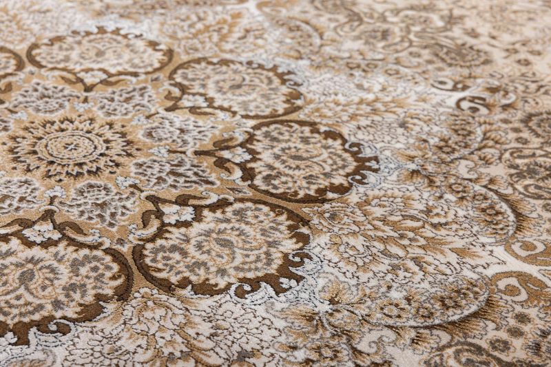 Иранский ковер из шёлка, бамбукового шёлка и акрила Carpet «NARSIS» 8302(Round) 250 x 250 см фото 6