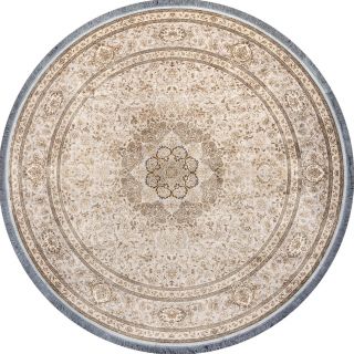 Иранский ковер из шёлка, бамбукового шёлка и акрила Carpet «NARSIS» 8302(Round) 250 x 250 см