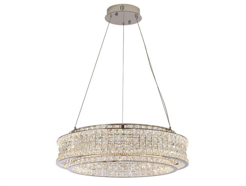 Люстра Newport 8510 Chrome Clear crystal LED 3100K(теплый) 6500Lm 8510/60 chrome фото 1