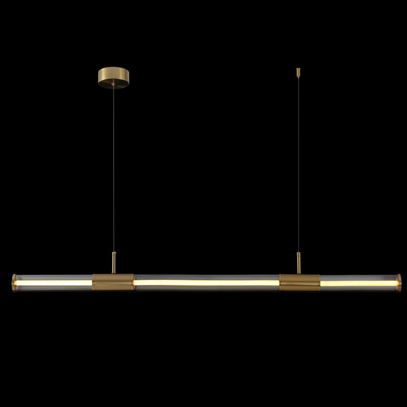 Светильник подвесной Crystal Lux LINEUP SP24W LED BRASS фото 5