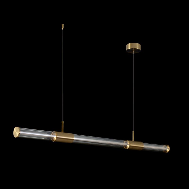 Светильник подвесной Crystal Lux LINEUP SP24W LED BRASS фото 8