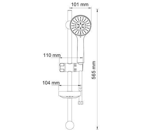 Душевой комплект WasserKRAFT A005