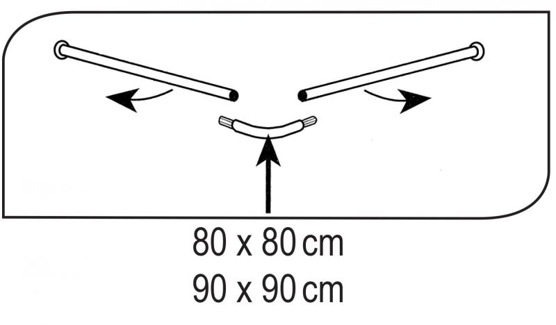 Штанга Ridder 52501 160х70 см