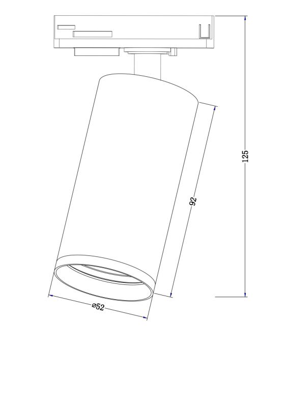 Трековый светильник Maytoni Track lamps 220-240V 10W IP20 TR020-1-GU10-W фото 6