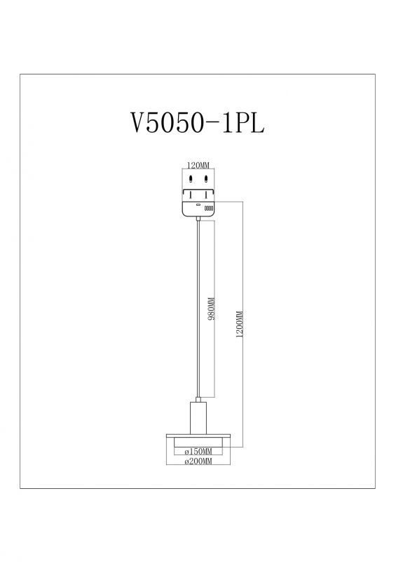 Светильник Moderli V5050-1PL