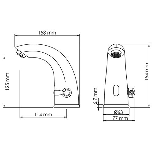 Смеситель WasserKRAFT Rossel 2813