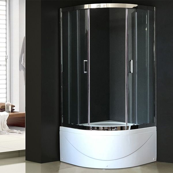 Душевой уголок Royal Bath BK 90x90x200, RB90BK-T-CH фото 5