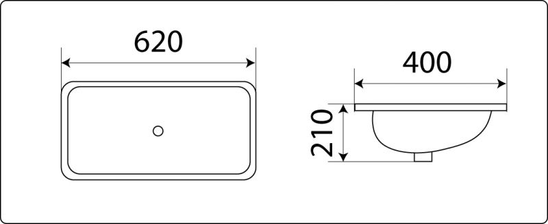 Раковина CeramaLux N 540F