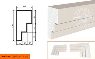 Молдинг Lepninaplast МВ-120/6