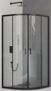Душевой уголок RGW Classic CL-54B 32095499-14 90х90 см, профиль черный, стекло прозрачное