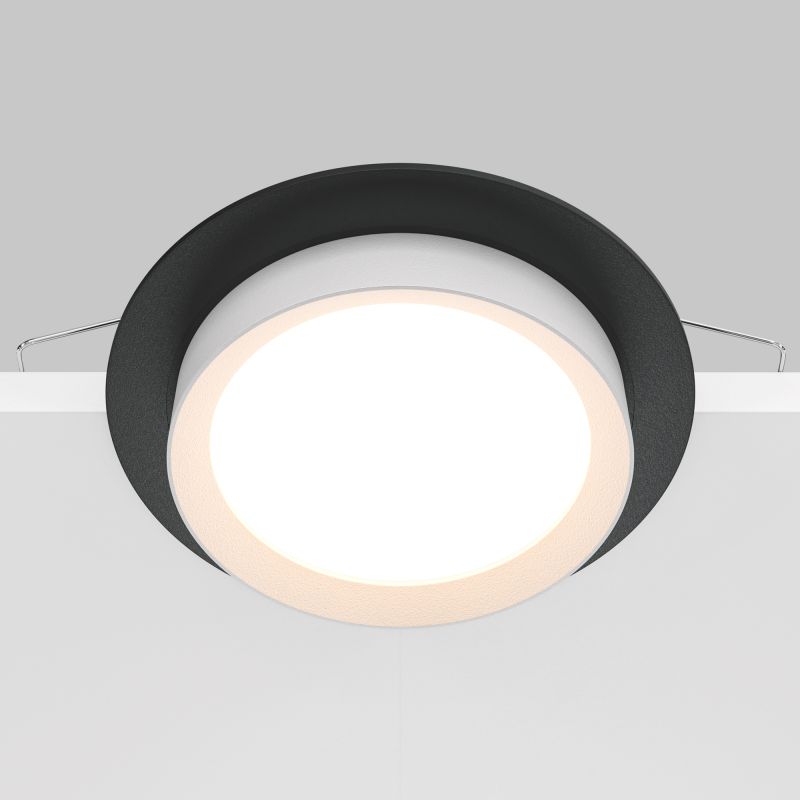 Встраиваемый светильник Maytoni Downlight Hoop DL086-GX53-RD-BW