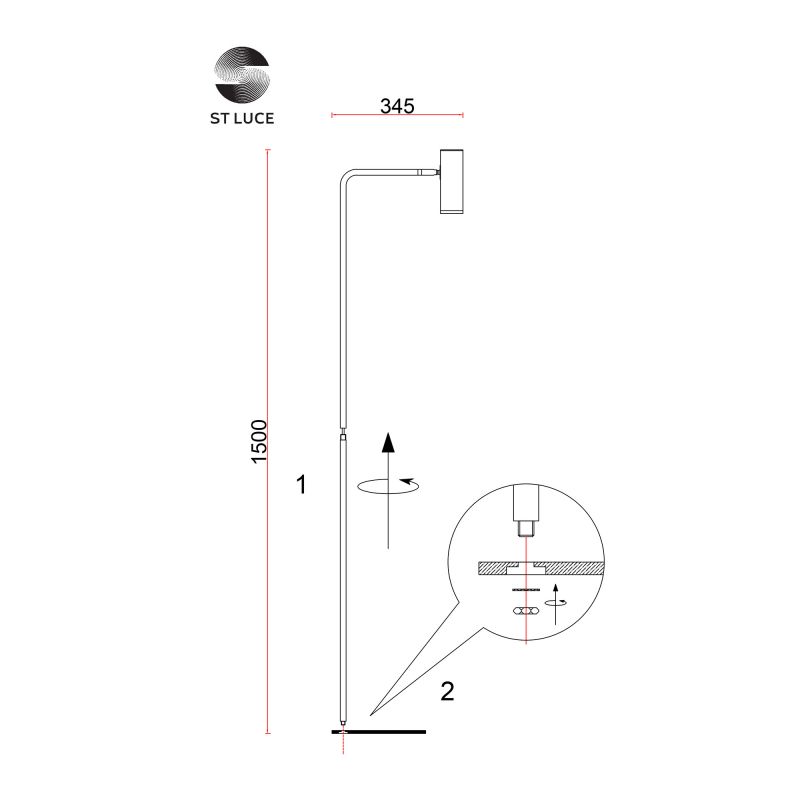 Торшер ST LUCE ARPER SL1006.205.01