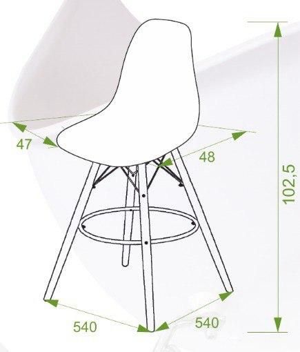 Стул Demimebel Eames DM 166