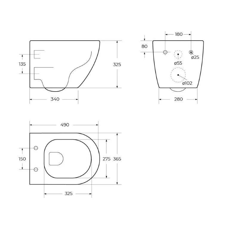 Унитаз подвесной BelBagno UNO BB3105CHR/SC с микролифтом фото 3