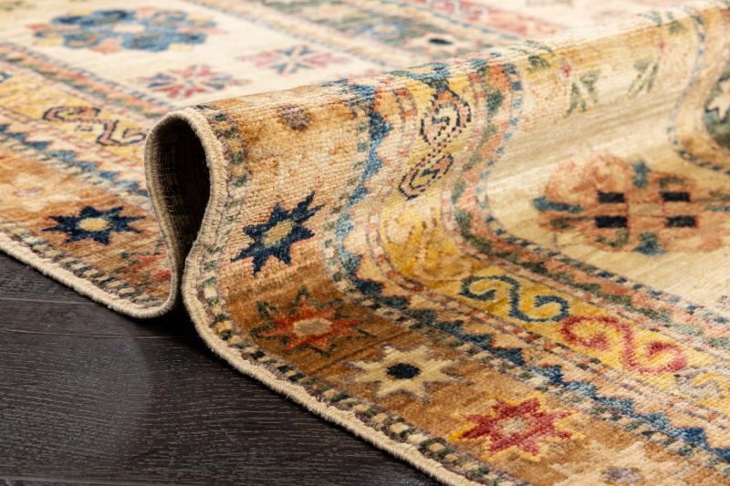 Пакистанский ковер из шерсти Carpet «KAZAK ROYAL» 231690-BGE-IVR 404 x 500 см